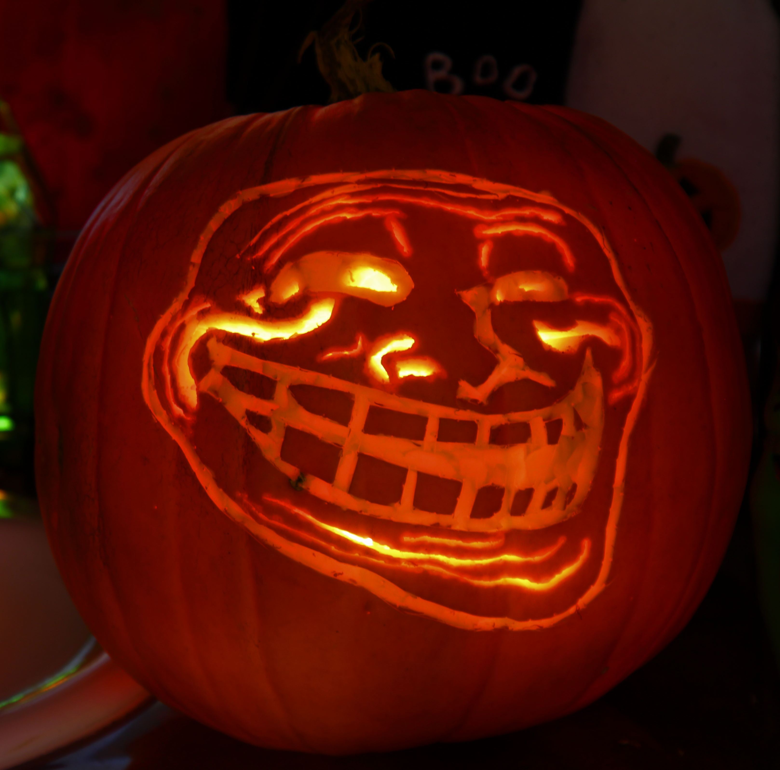 Trollkin Pumpkin Carving
